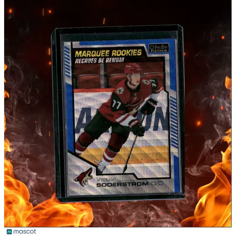 2020-21 O-Pee-Chee Platinum Victor Soderstrom Marquee Blue Surge Walmart Rookie