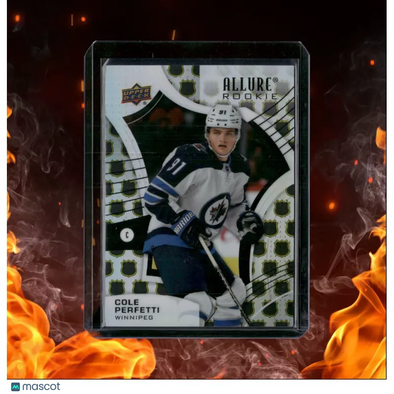 2021-22 Upper Deck Allure Cole Perfetti NHL Shield 1917 Rookie #147