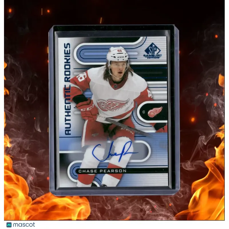 2022-23 SP Game Used Chase Pearson Blue Rookie Auto #167
