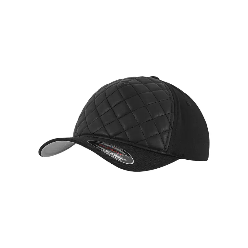 Flexfit Cap - Diamond Quilted Black