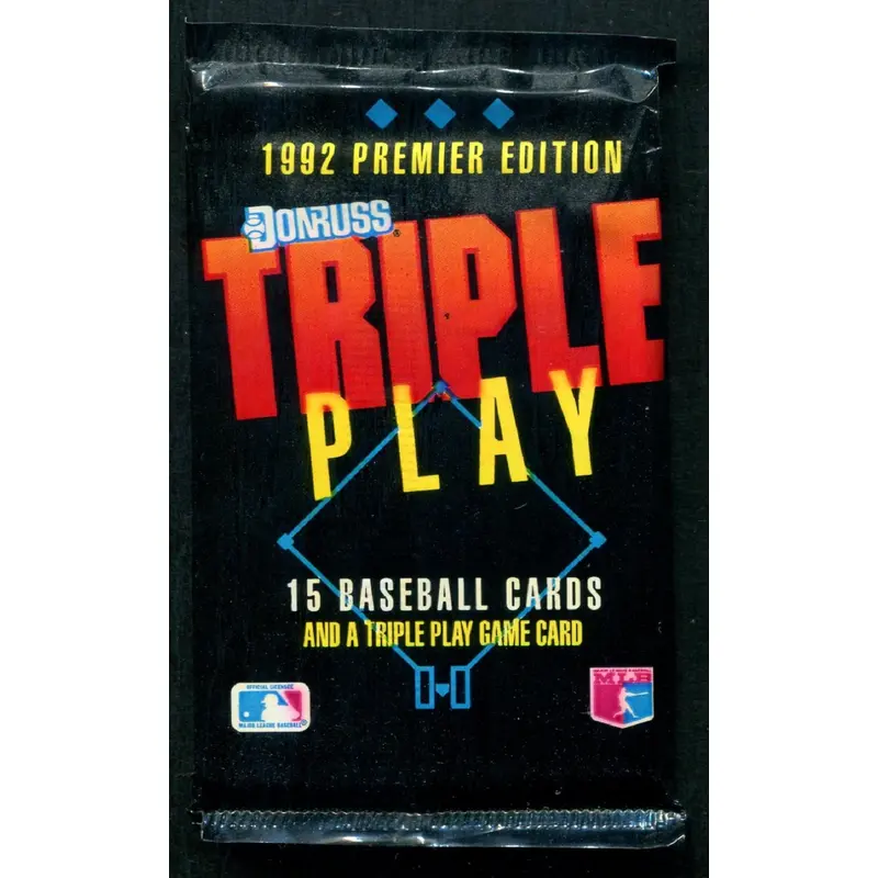 1992 Donruss Triple Play Baseball Unopened Pack (15)