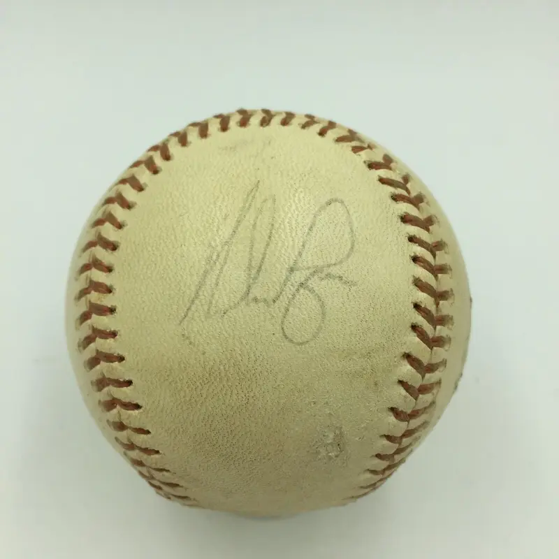 Rare 1976 Nolan Ryan Signed Game Used Baseball California Angels With JSA COA