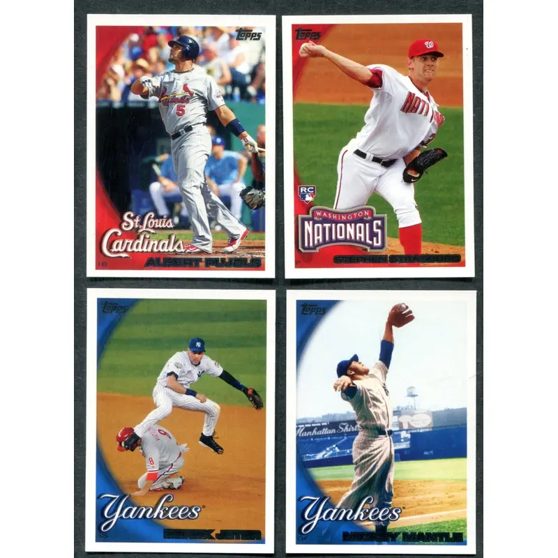 2010 Topps Baseball Complete Set (From Retail Factory) NM/MT MT (661) (23-196)