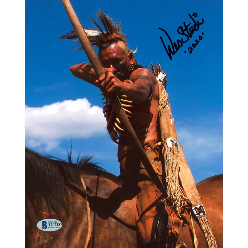 Wes Studi Dances with Wolves "2020" Authentic Signed 8x10 Photo BAS #T20728