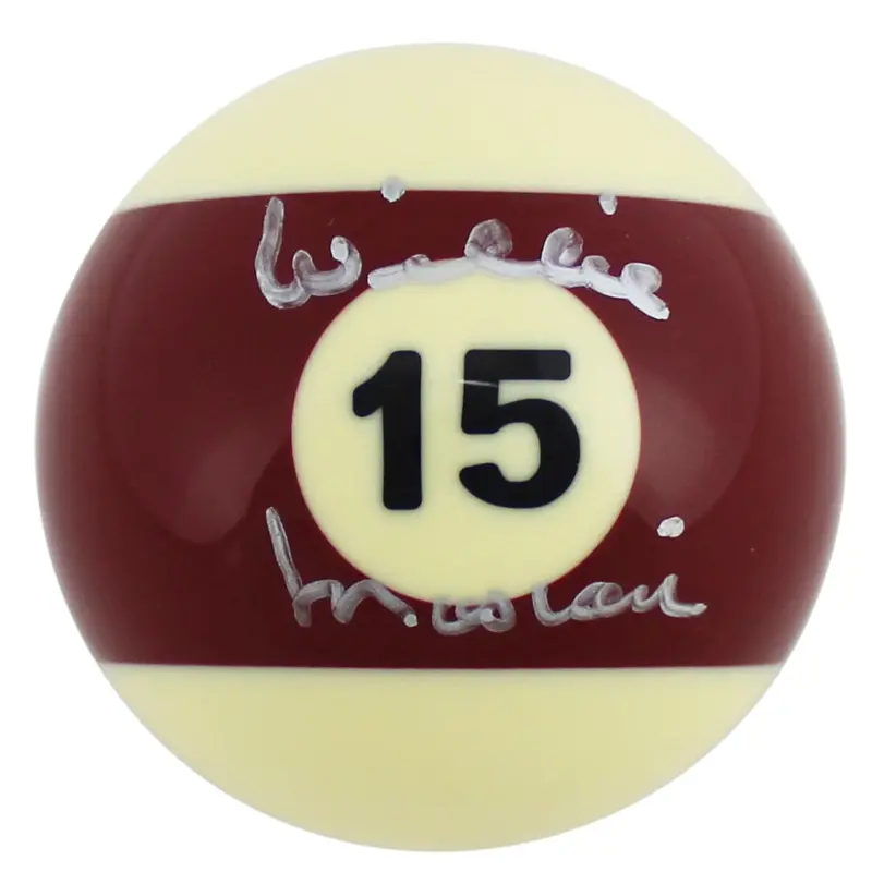 Willie Mosconi Authentic Signed Billiards Pool #15 Ball Autographed PSA #Y43972