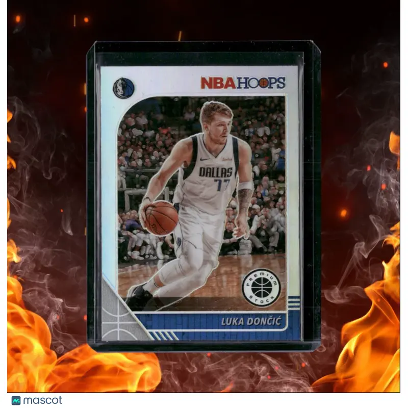 2019-20 Panini Hoops Luka Doncic Premium Stock Holo Prizm #39