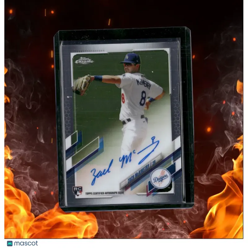 2021 Topps Chrome Zach McKinstry Rookie Auto #RA-ZM