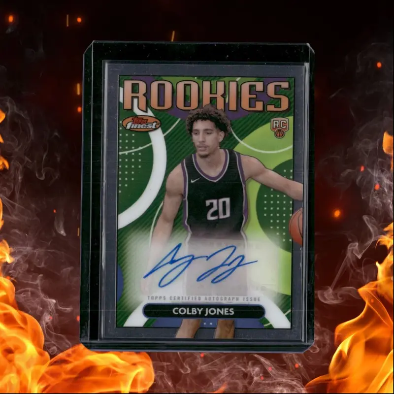 2023-24 Topps Finest Basketball Colby Jones Rookie Auto #RFA-CJ