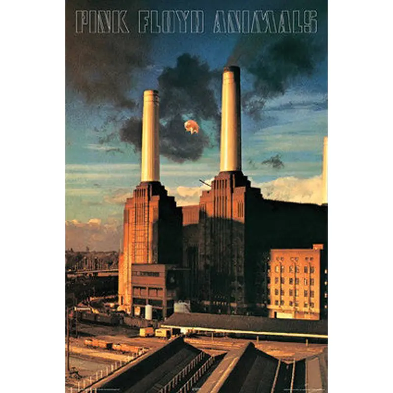 Pink Floyd Animals (1977) Album Cover Poster - Aquarius Images