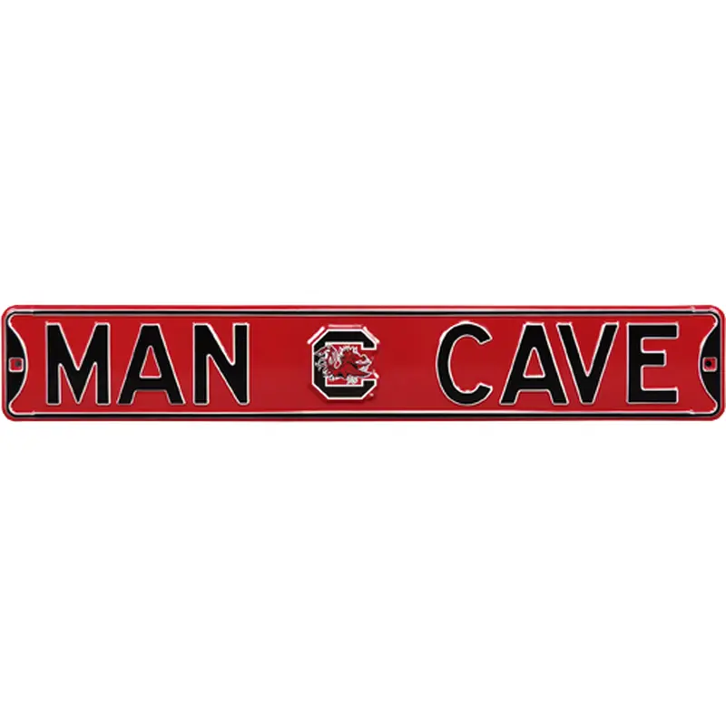 South Carolina Gamecocks "MAN CAVE" Authentic Street Sign