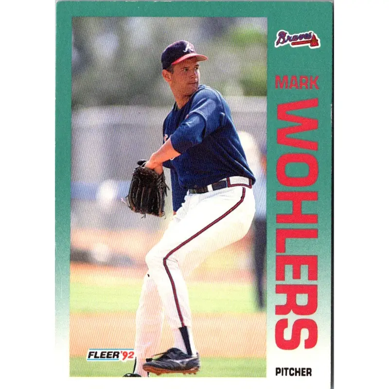 1992 Fleer Mark Wohlers #374