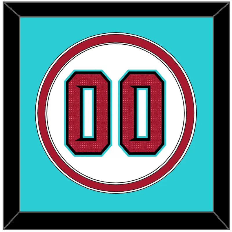 Arizona Number - Home White - Double Mat 3