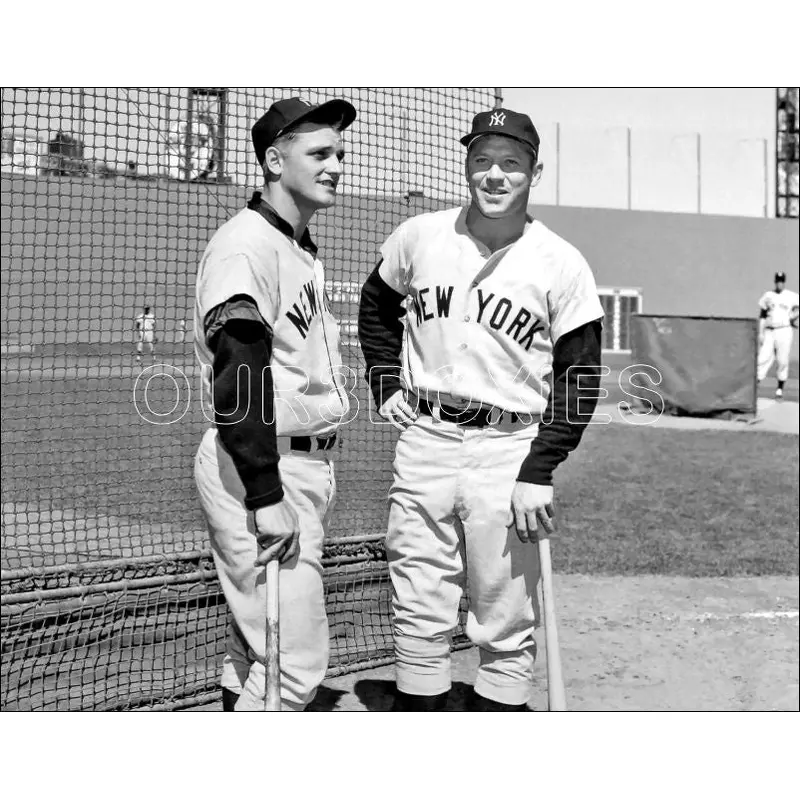 Mickey Mantle Roger Maris 11X14 Photo - New York Yankees - 11907