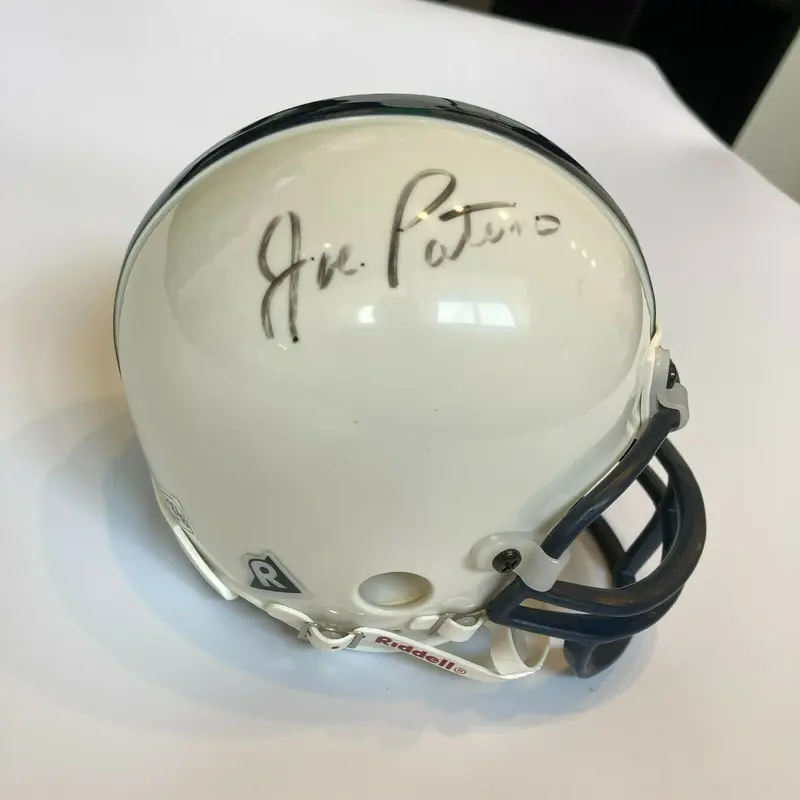 Joe Paterno Signed Autographed Authentic Penn State Mini Football Helmet