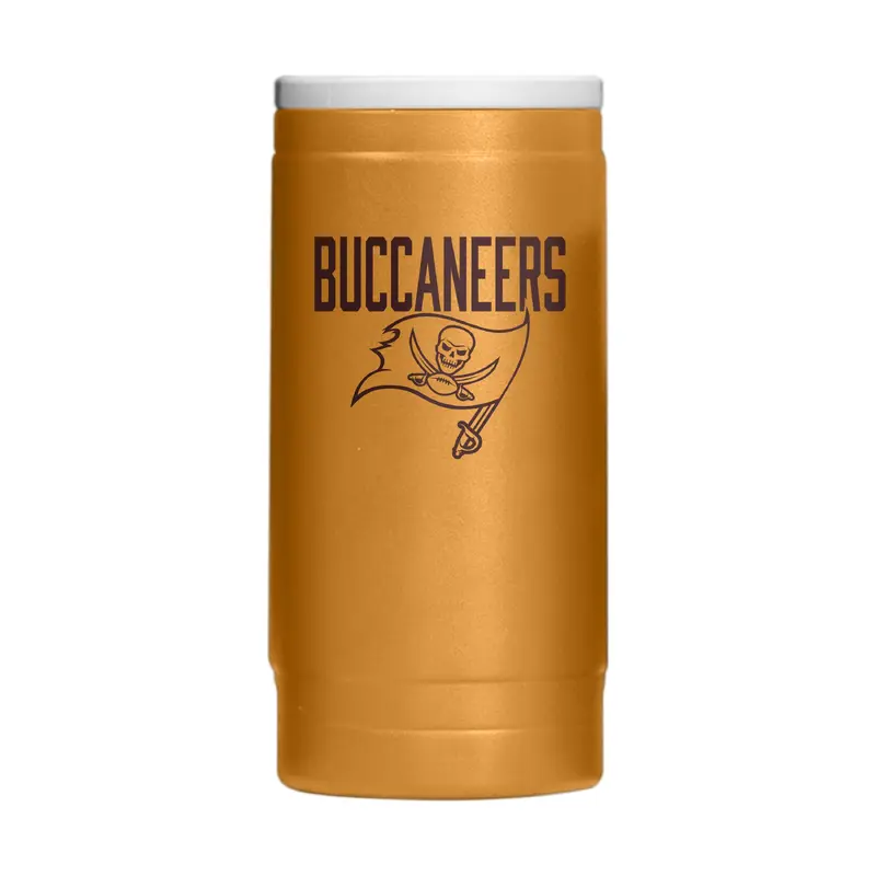 Tampa Bay Buccaneers  Huddle Powder Coat Slim Can Coolie