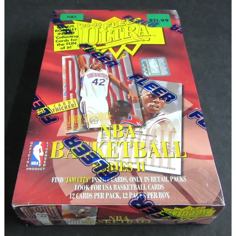 1995/96 Fleer Ultra Basketball Series 2 Box (Retail) (12/12)