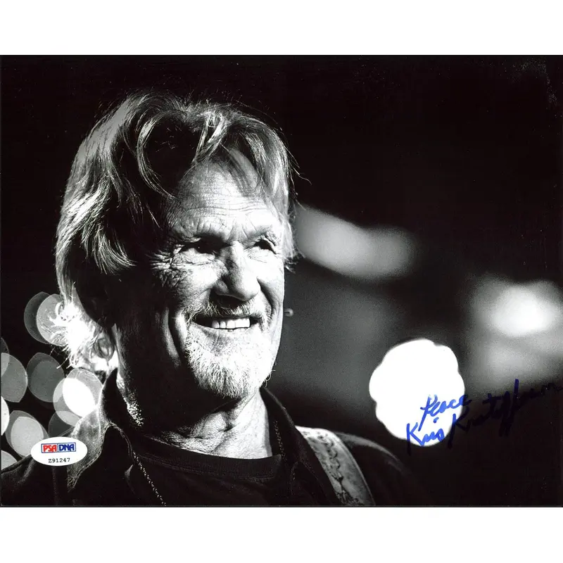 Kris Kristofferson Authentic Signed 8X10 Photo Autographed PSA/DNA #Z91247
