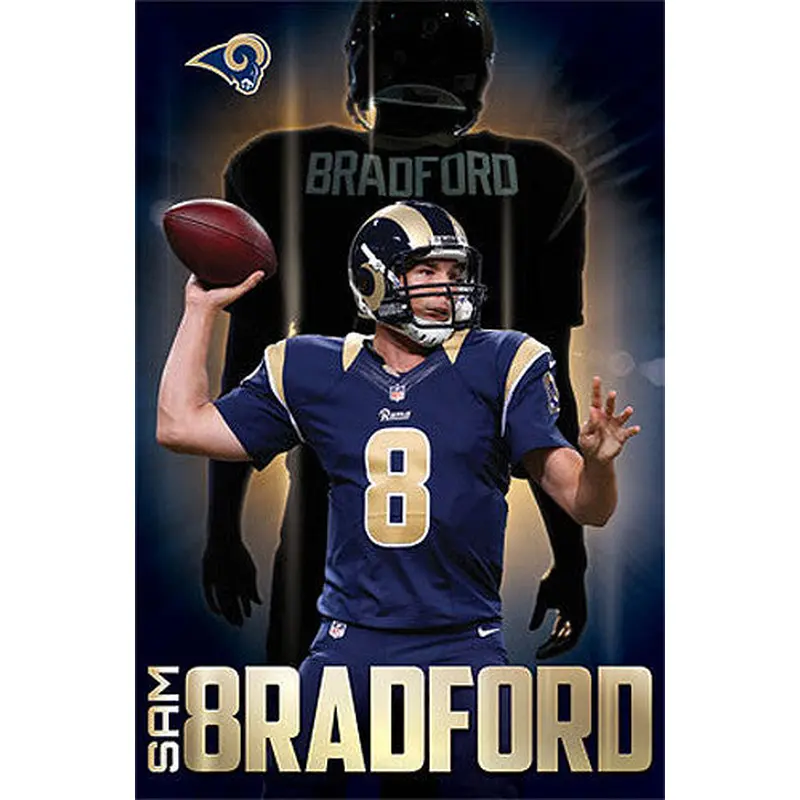 Sam Bradford "Golden Great" St. Louis Rams Official NFL Poster - Costacos 2014