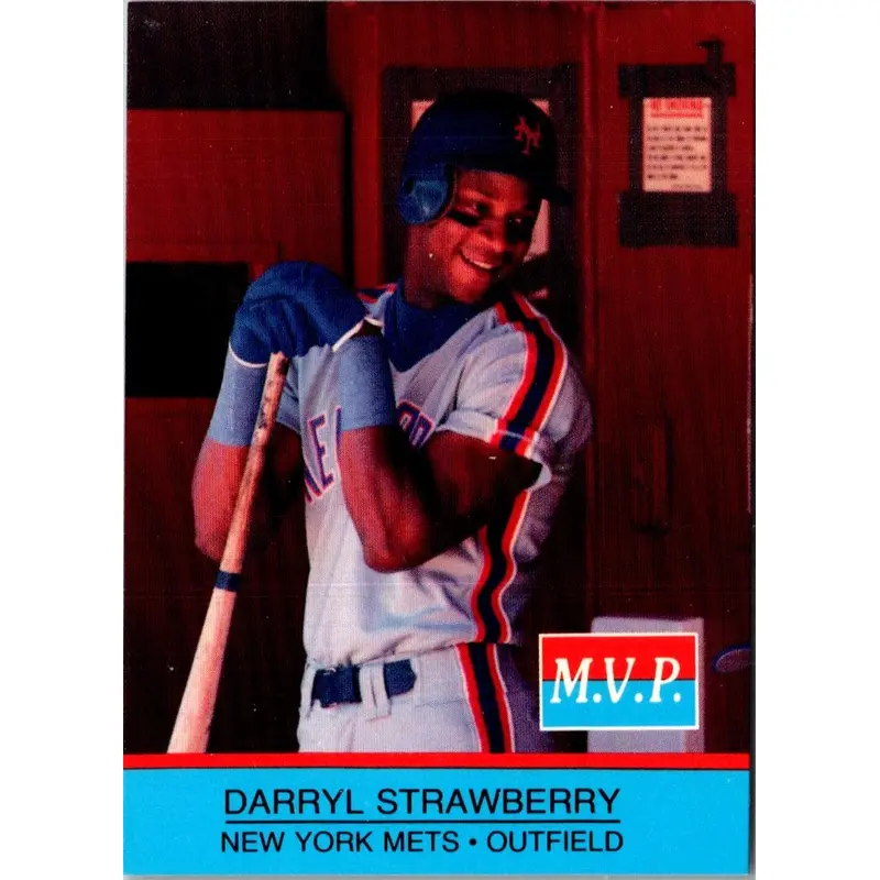 1990 MVP Big League All Stars (unlicensed) Darryl Strawberry #4