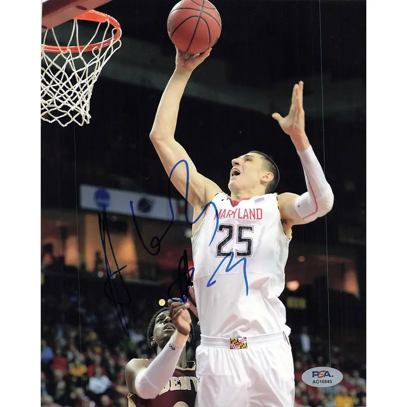 Alex Len signed 8x10 photo PSA/DNA Maryland Autographed