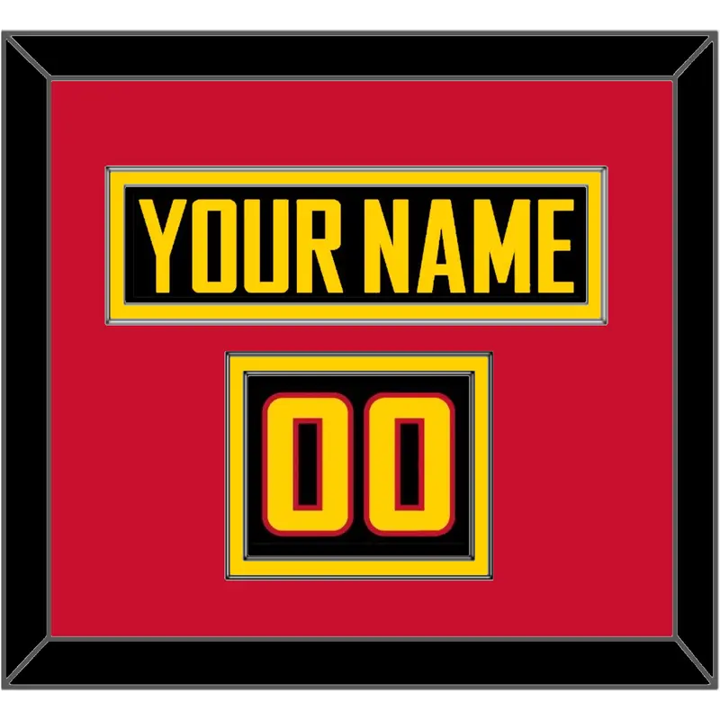 Vancouver Nameplate & Number (Shoulder) - Alternate Black - Double Mat 4