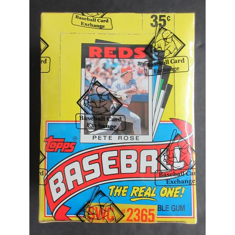 1986 Topps Baseball Unopened Wax Box (SWC) (BBCE)