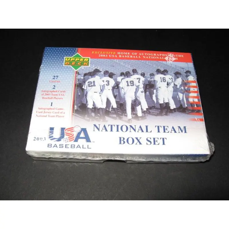 2003 Upper Deck USA Baseball National Team Factory Set