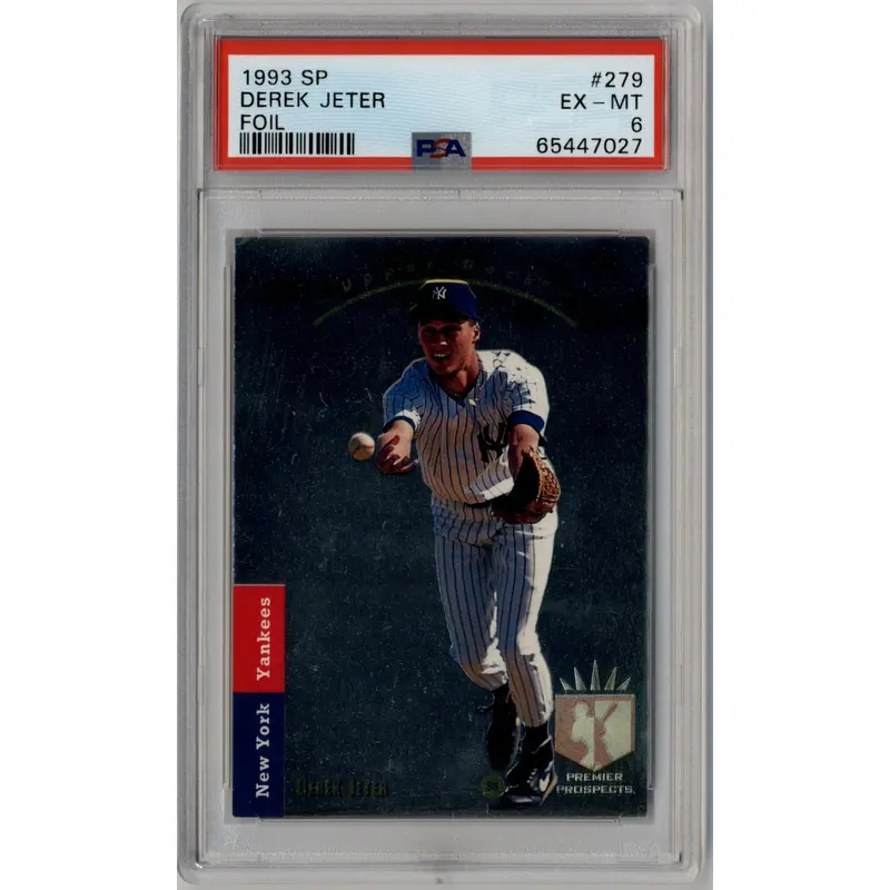 Derek Jeter 1993 SP Foil #279 PSA 6 Excellent Mint 7027