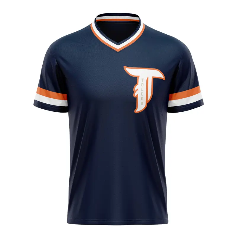 Toledo Mud Hens 84 Tigers Theme Replica Jersey