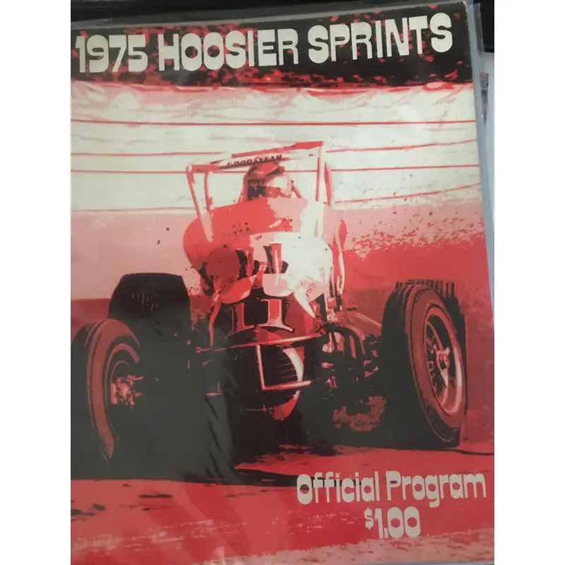 1975 Hoosier Sprints Race Program