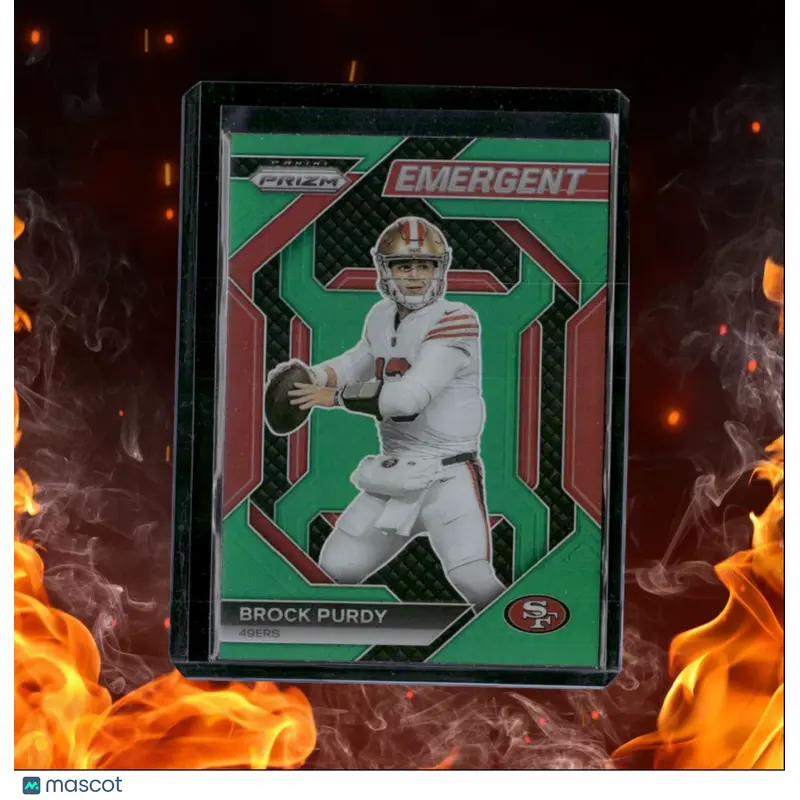 2023 Panini Prizm Brock Purdy Emergent Green Prizm #H-2