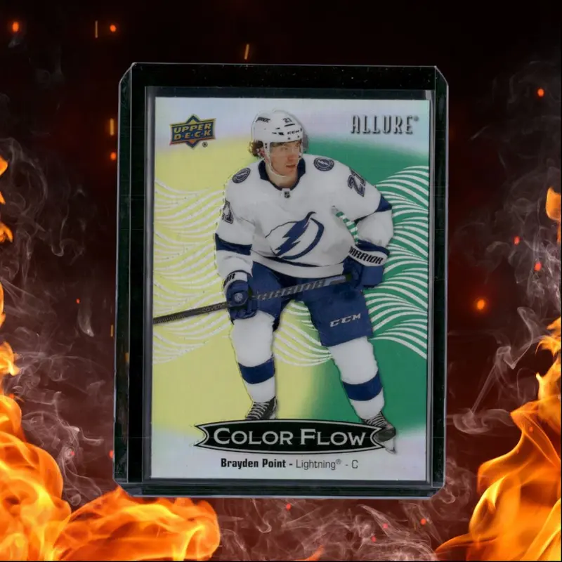2024-25 Upper Deck Allure Brayden Point Color Flow Yellow Green #CFL-12