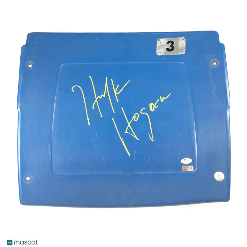 Hulk Hogan Signed Silverdome Seatback PSA/DNA Tristar WrestleMania Autographed W