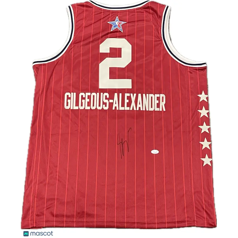 Shai Gilgeous-Alexander Signed All-Star Jersey JSA Autographed