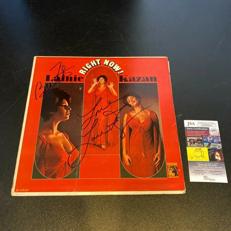 Lainie Kazan Signed Autographed Vintage LP Record Album JSA COA