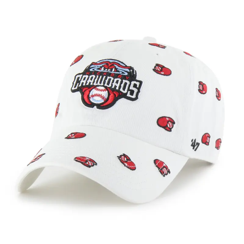 Hickory Crawdads '47 Confetti Clean Up Ladies Adjustable Cap