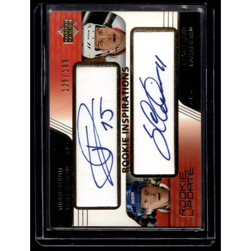 2003-04 Upper Deck Rookie Update - Tuomo Ruutu / Saku Koivu #160 /199 RC