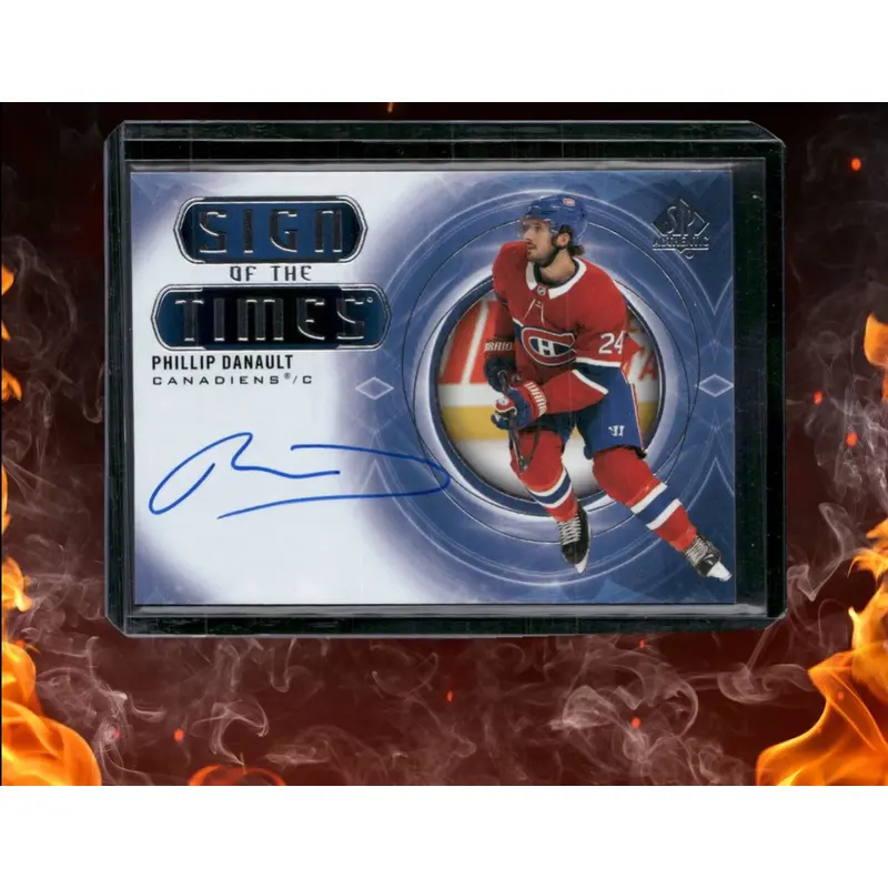 2020-21 SP Authentic Phillip Danault Sign of the Times Auto #SOTT-PD