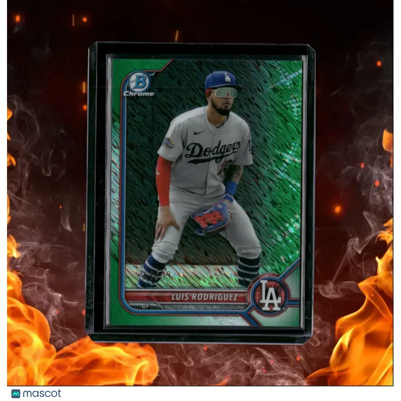 2022 Bowman Chrome Luis Rodriguez Prospect Green Shimmer Refractor 64/99 #BCP-47