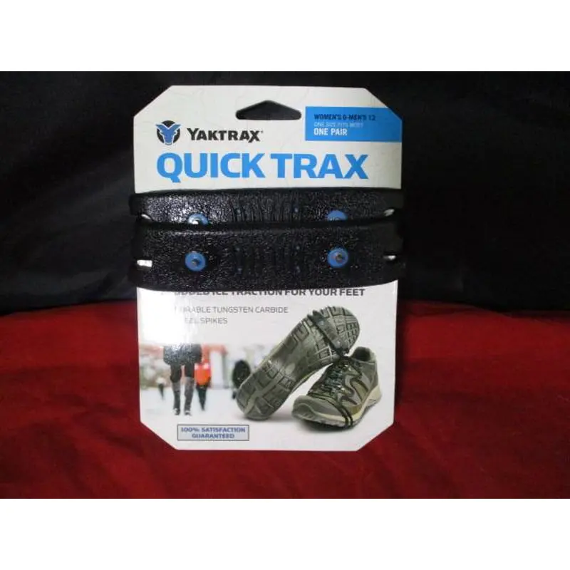 New Quik Trak Studded Ice Traction For Shoes