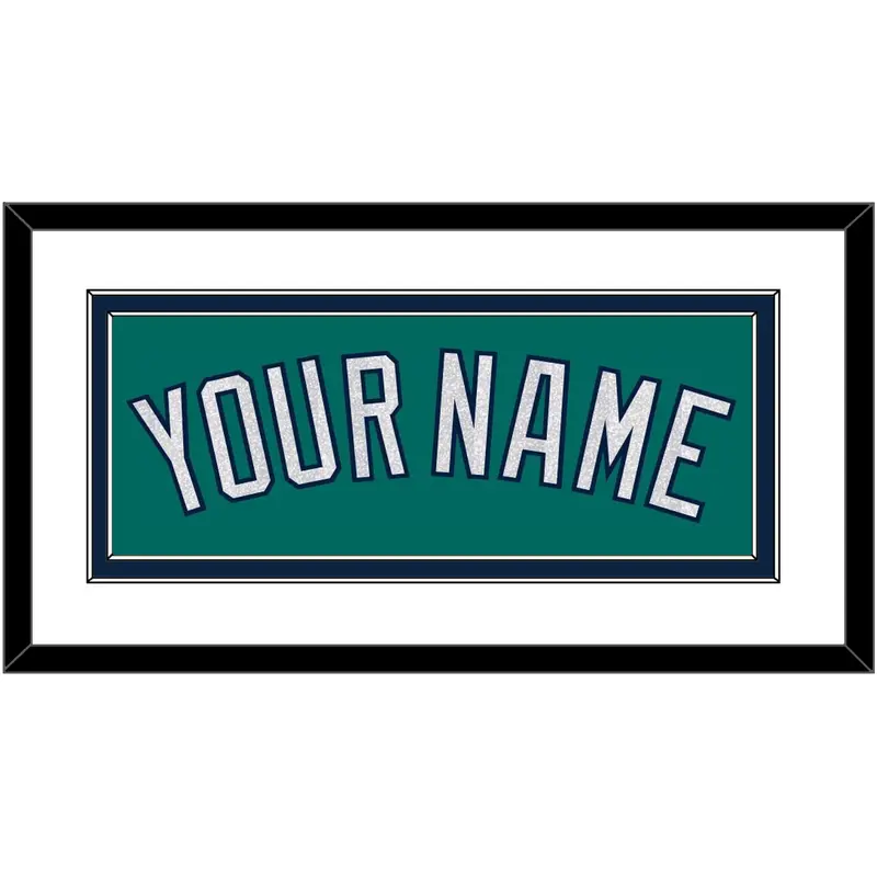 Seattle Name - Alternate Home Green - Double Mat 1