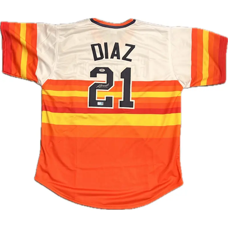 Yainer Diaz signed Jersey PSA/DNA Houston Astros Autographed