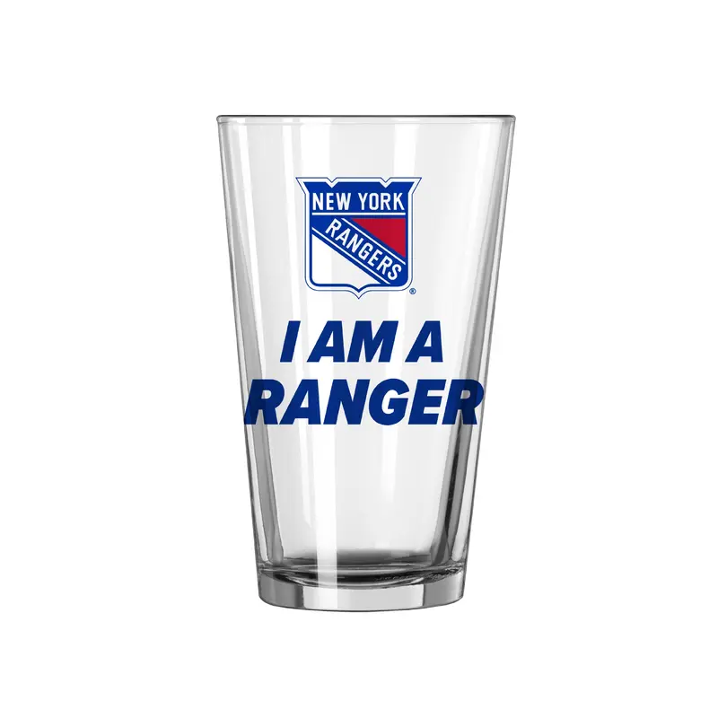 New York Rangers 16oz Slogan Pint Glass