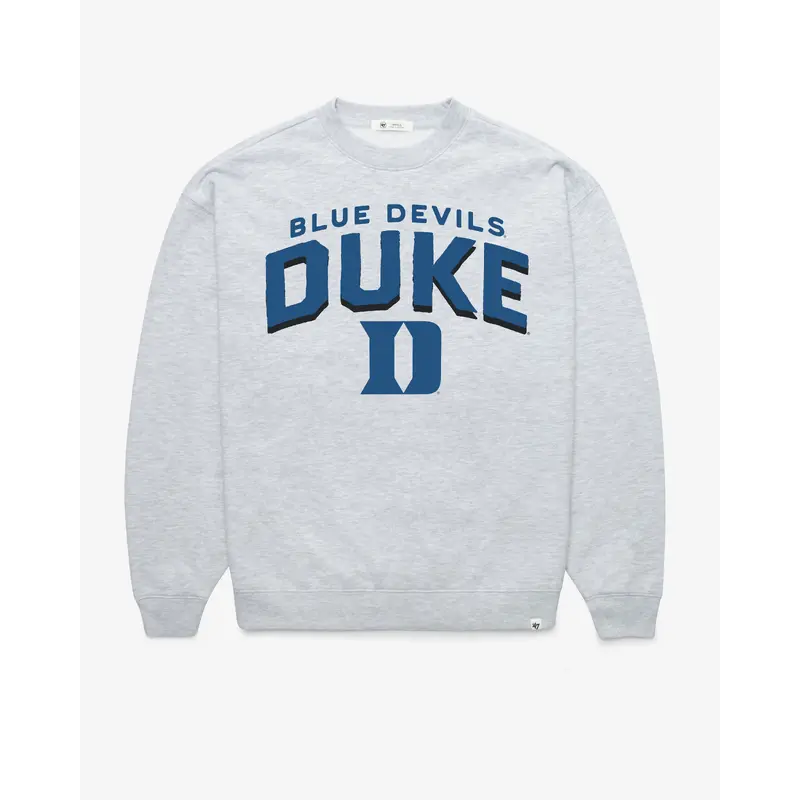 DUKE BLUE DEVILS CAMPUS ARCH CLOUD '47 OVERSIZED CREW WOMENS