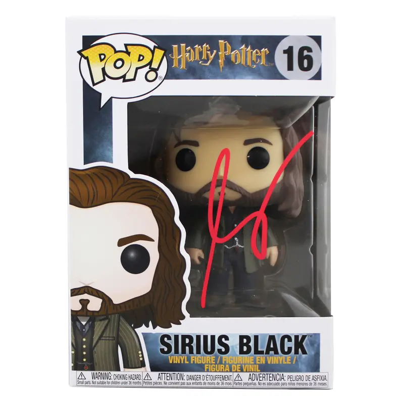 Gary Oldman Harry Potter Signed Sirius Black #16 Funko Pop Figure JSA #CE80672