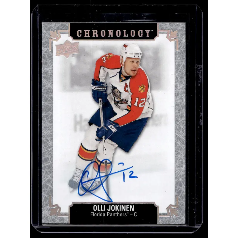 2018-19 Upper Deck Chronology - Franchise History Autographs - Olli Jokinen #FH-FL-OJ