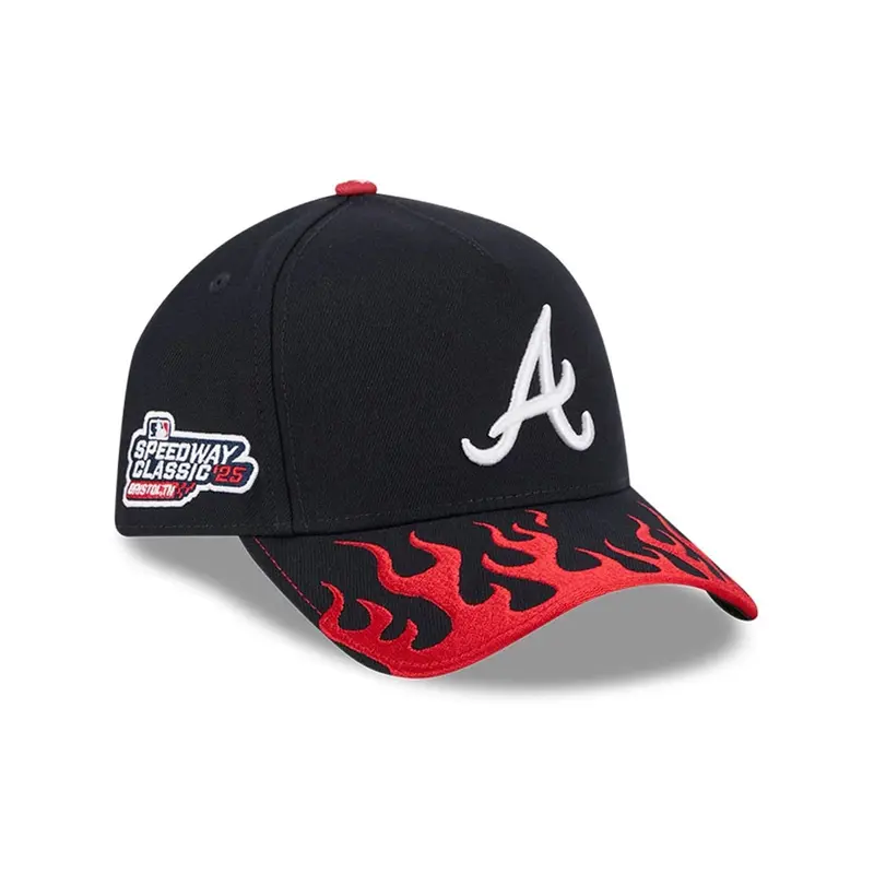 Atlanta Braves MLB Bristol 2025 Navy 9FORTY A-Frame Adjustable Cap