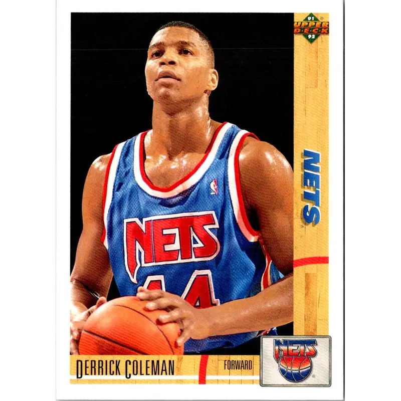1991 Upper Deck International Italian Derrick Coleman #74