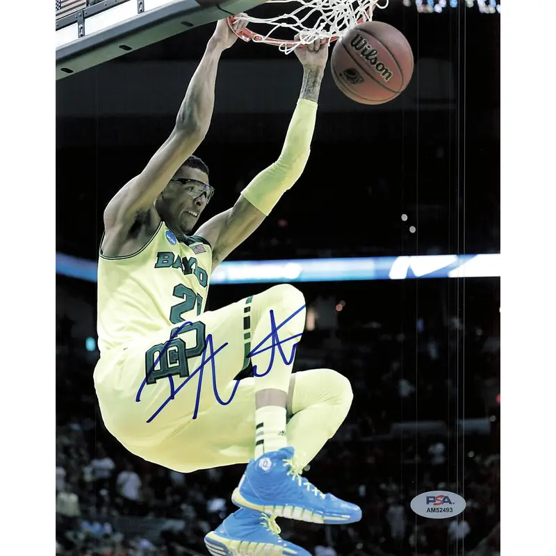 ISAIAH AUSTIN signed 8x10 photo PSA/DNA Baylor Autographed
