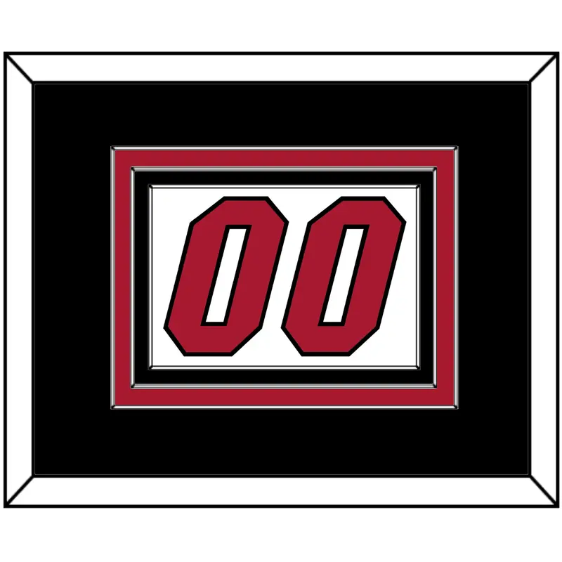 Miami Number - Home White (1999-2008) - Triple Mat 3